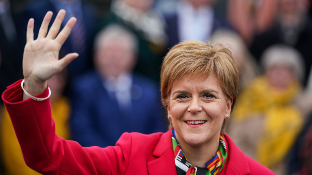 Scotland’s First Minister Nicola Sturgeon.