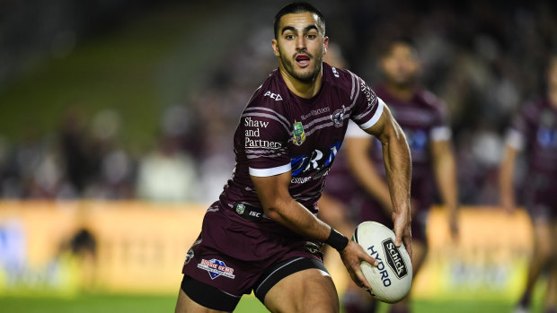 Tom Wright will link with the Brumbies after making his NRL debut with Manly.