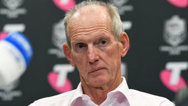 Heading south: Wayne Bennett has been unveiled as South Sydney's coach for the 2020 and 2021 NRL seasons.