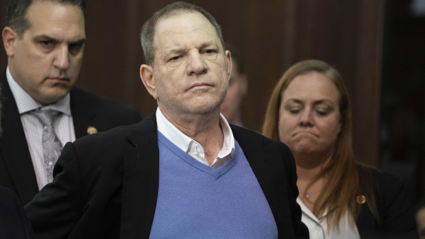 Weinstein faces up to 25 years in jail if convicted.