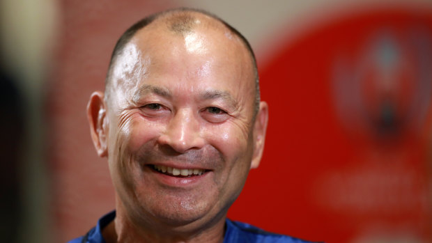 Eddie Jones is clearly in a good place ahead of the All Blacks showdown.