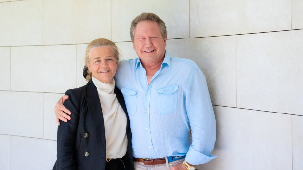 Nicola and Andrew Forrest have announced a $70 million donation to help bushfire recovery efforts.