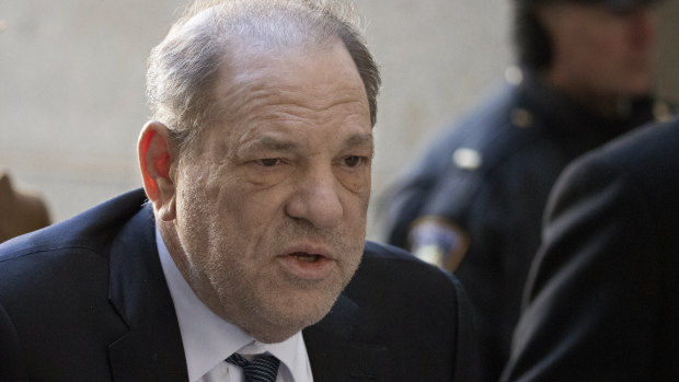 Harvey Weinstein at court in February.