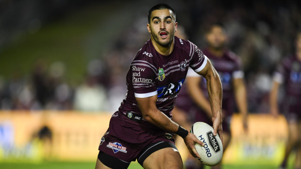 Tom Wright will link with the Brumbies after making his NRL debut with Manly.