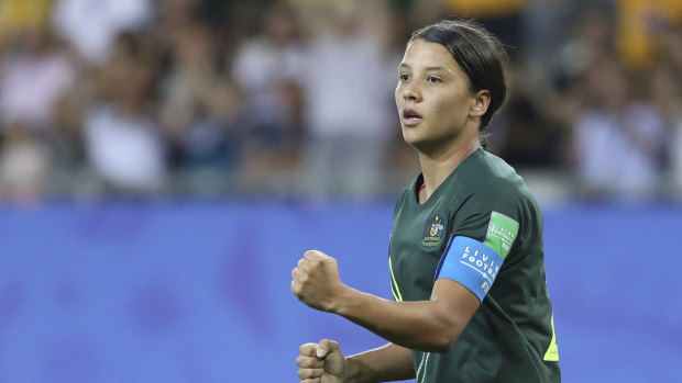 Sam Kerr is remaining focused on duties in Chicago in the face of interest from some big clubs.