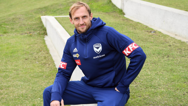 Big impact: Georg Niedermeier is hitting form at the perfect time for Melbourne Victory.