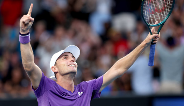 Chris O’Connell, pictured at this year’s Australian Open, has also thrived under Matosevic.