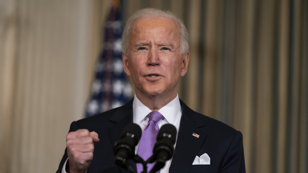 ‘We need to be bold’: US President Joe Biden.