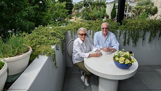 Graeme Goode moved into an apartment in Brighton with his wife, Fay.