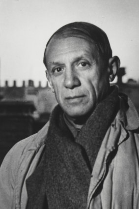 Pablo Picasso in his Paris studio in 1939. 
