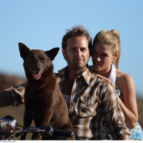 Koko with Josh Lucas and Rachael Taylor in Red Dog.