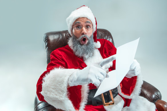 Adults should get to write letters to Santa too!