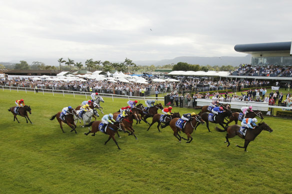 Racing returns to Kembla Grange on Tuesday.