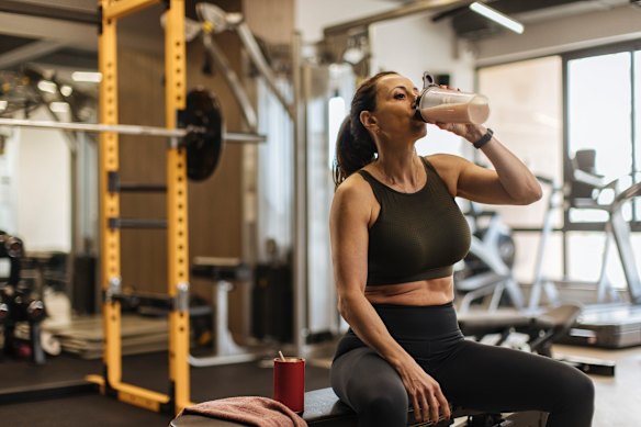 Strength training is key for menopausal women. 