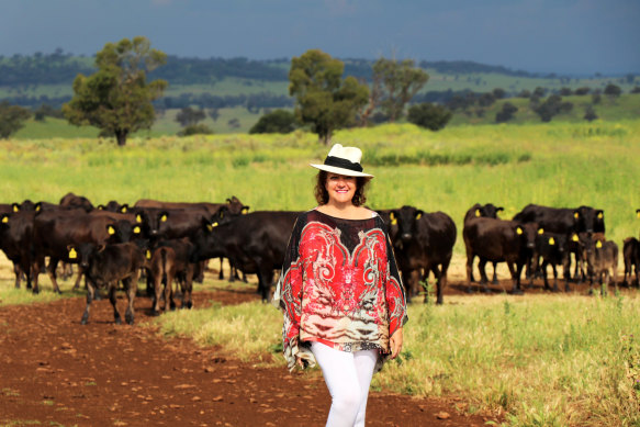 Gina Rinehart owns one of the country’s largest herds of Wagyu cattle.