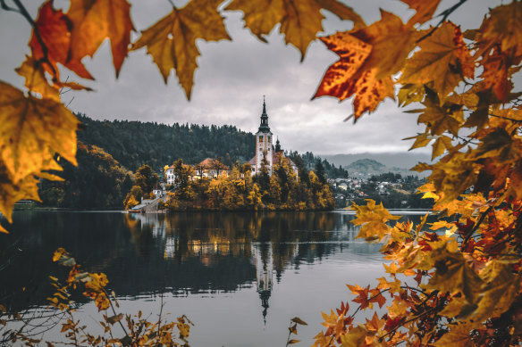 That’s not a castle. Lake Bled in Slovenia.