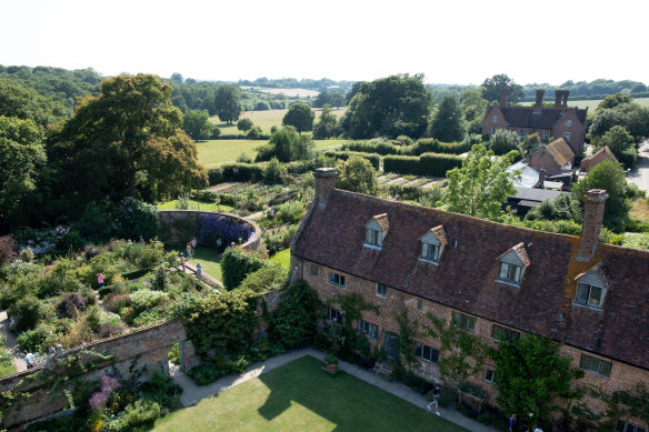 The gardens of Sissinghurst Castle.