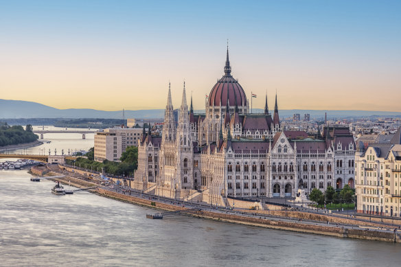 Classic beauty … Hungarian Parliament Building, Budapest.