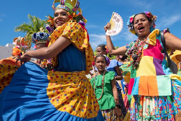 Dancing in the streets – Las Tablas, Panama.