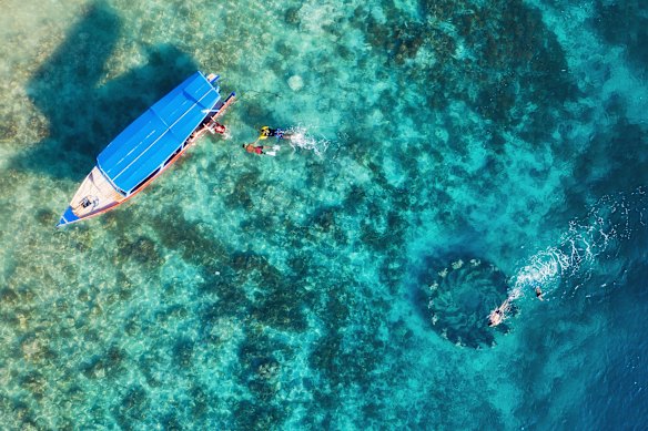 Gili Meno, Indonesia.