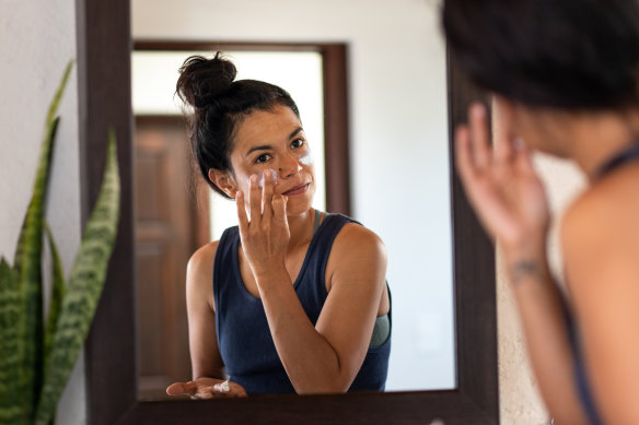 Applying sunscreen daily can help minimise damage to skin.