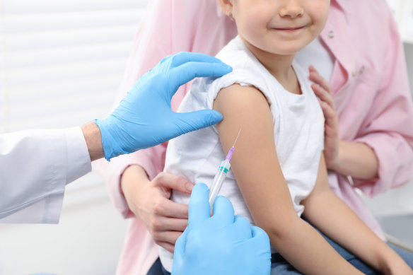 Vaccination rates are falling in Australia.