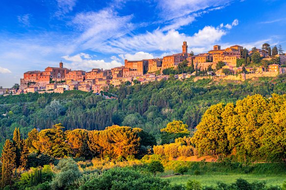 Stroll the ancient streets of the Tuscan hill town of Montepulciano, Italy, in the footsteps of Etruscans, Romans, Lombards and Florentines.