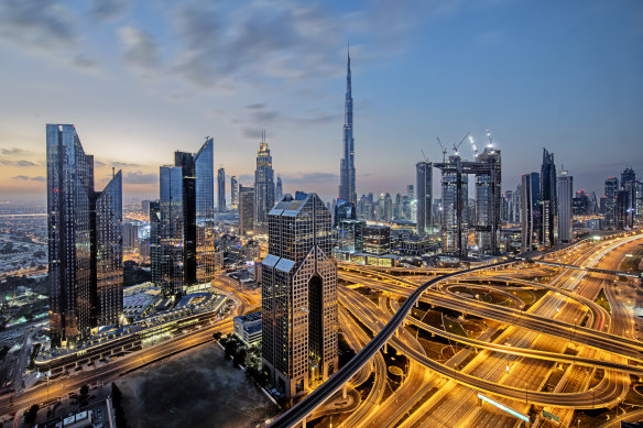 Dubai downtown.