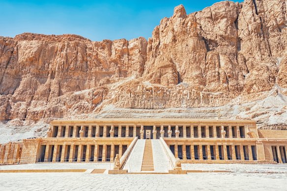 Mortuary Temple of Hatshepsut in Luxor, Egypt.