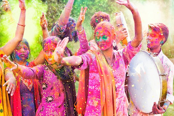 Holi is India’s most fun festival: a riot of colour, music and dancing.