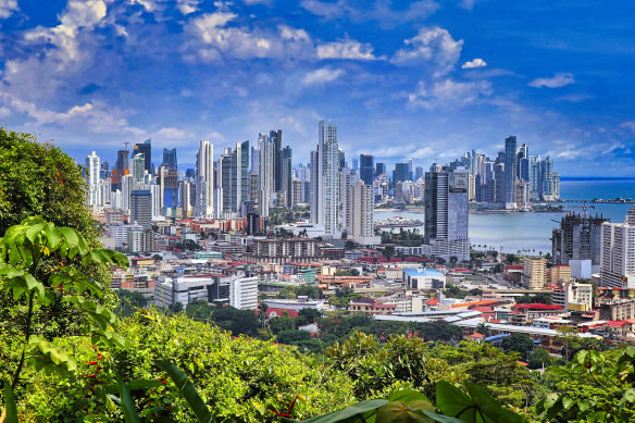 Panama City from above.