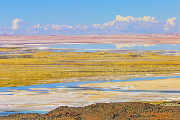 Diverse colours and textures of the Atacama Desert.