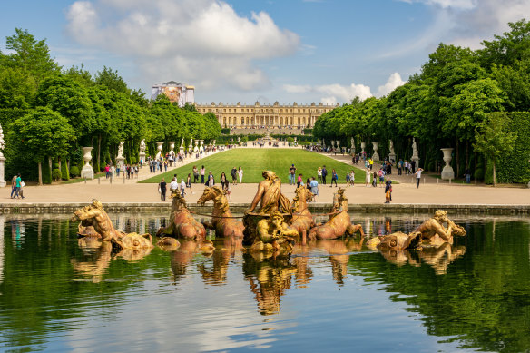 The Apollo Fountain at Versailles.