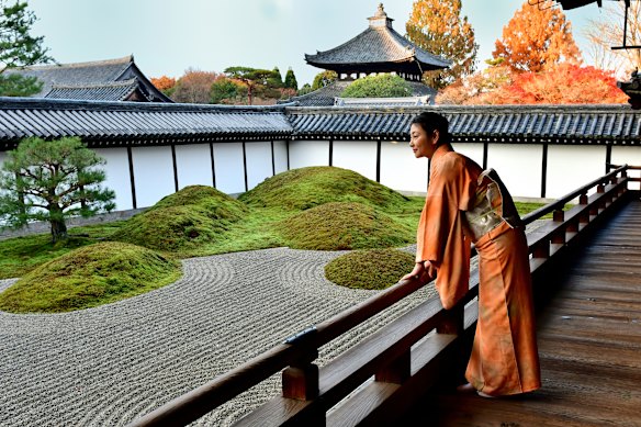 The Mirei Shigemori-designed dry-landscape gardens within Kyoto’s Tofuku-ji temple.
