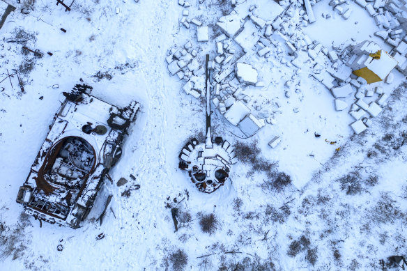 Russia has suffered major losses of armour in almost three years of war.