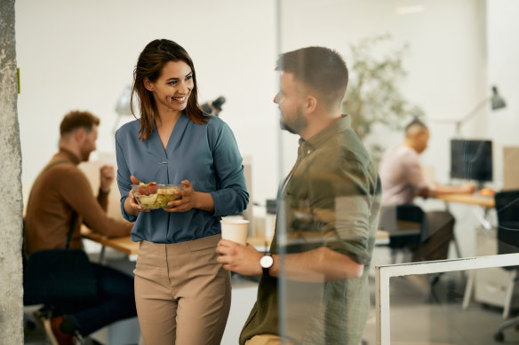 Seeing small talk as an opportunity for long-term connection can be a helpful mental adjustment. 