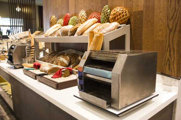 Guilty: The buffet toaster stands accused of annoying everybody.