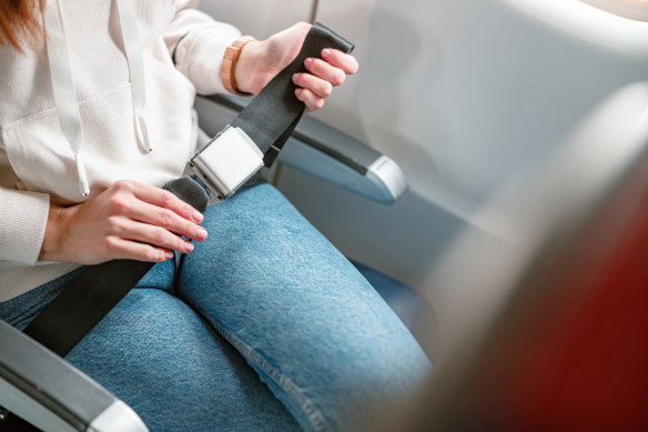 Keep your seatbelt visible to minimise disturbances.