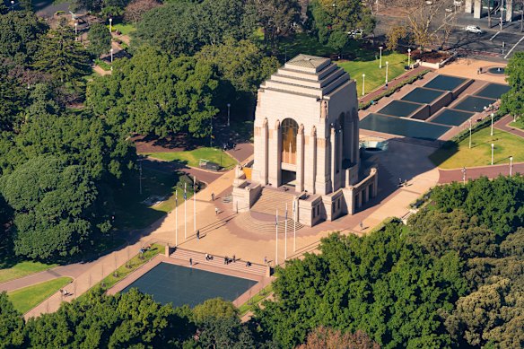 The ANZAC Memorial in Hyde Park,  Sydney, where free, one-hour guided tours can be taken.