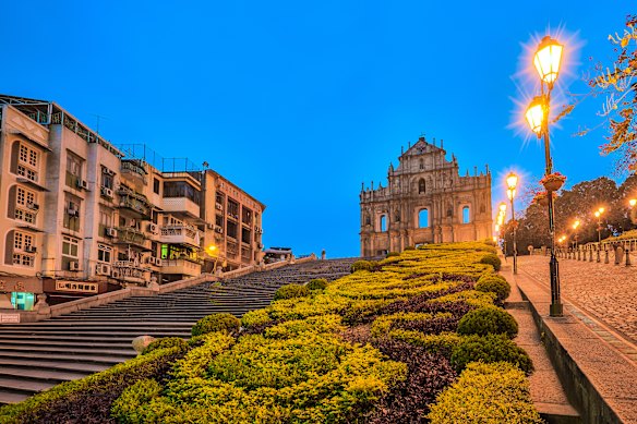 The Ruins of St Paul’s in Macau, China.