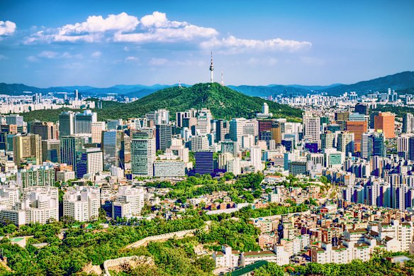 Seoul and its tower of many meanings.