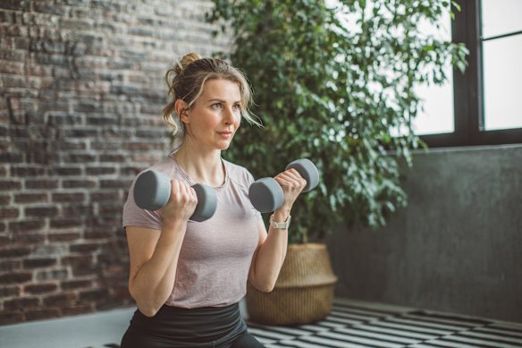 Strength training is important to combat muscle loss as we age. 