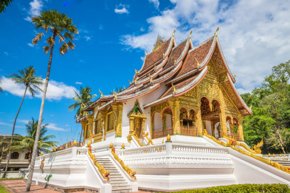 A temple inside Royal Palace complex in Luang Prabang.