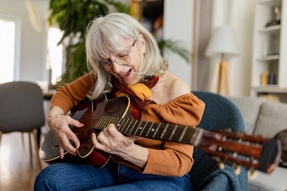 Who knew that being hopeless at guitar would be so beneficial in old age?