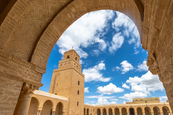 The Great Mosque, Kairouan, Tunisia.