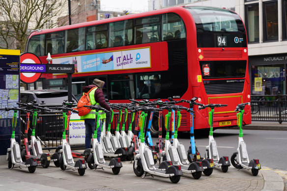 London has some of the toughest controls on e-scooters.