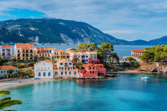 Picture perfect … Assos village in Kefalonia.