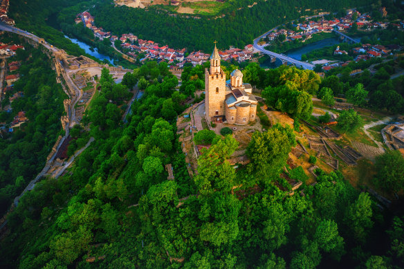 Tsarevets Fortress in Veliko Tarnovo.