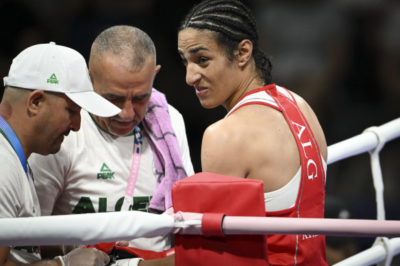 Imane Khelif is at the centre of a furore at the boxing.