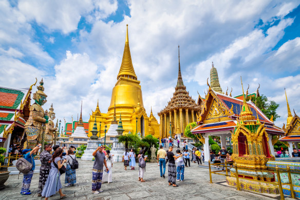 The temple complex Wat Phra Kaew.